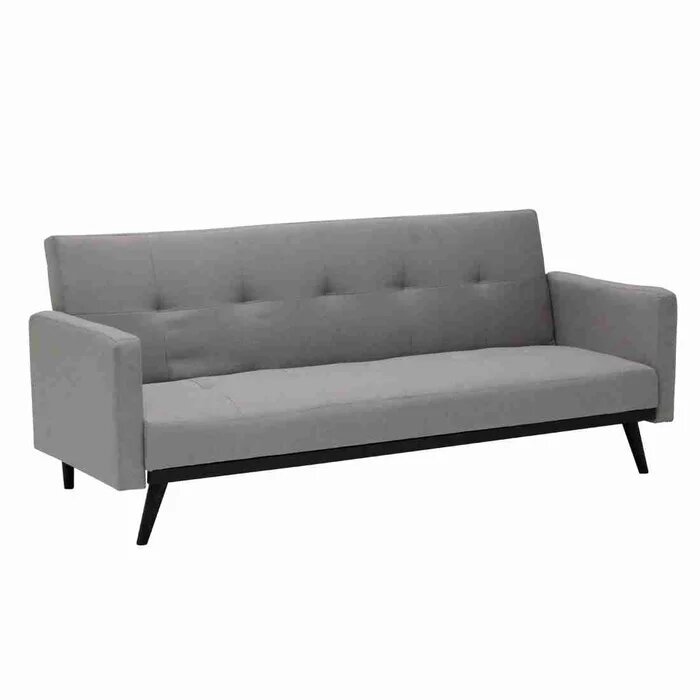 Miracle Sofa Bed -Black Eucalyptus Legs/Light Brown Fabric