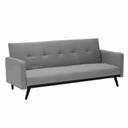 Miracle Sofa Bed -Black Eucalyptus Legs/Light Brown Fabric