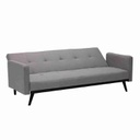 Miracle Sofa Bed -Black Eucalyptus Legs/Light Brown Fabric