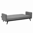 Miracle Sofa Bed -Black Eucalyptus Legs/Light Brown Fabric