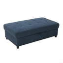 Coris Sofa 2 Seater-Black Plastic Legs/Dark Blue