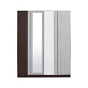 Hewka Wardrobe 160cm Wide - Wenge