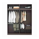 Hewka Wardrobe 160cm Wide - Wenge