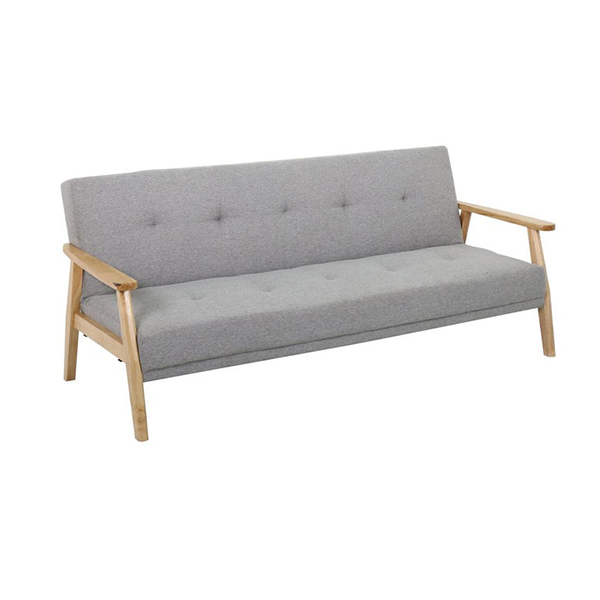 Marine Sofabed-Wood/Dark Gray