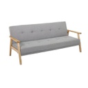 Marine Sofabed-Wood/Dark Gray