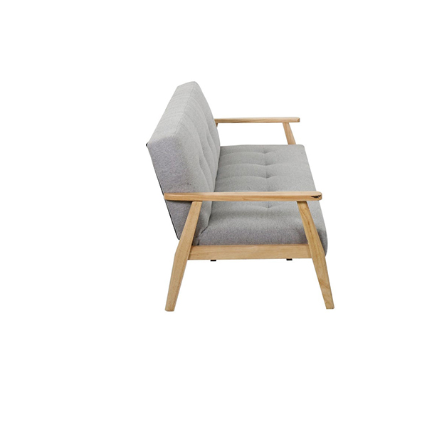 Marine Sofabed-Wood/Dark Gray