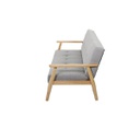 Marine Sofabed-Wood/Dark Gray