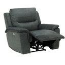 Ailyn Recliner-Dark Gray Fabric/3s