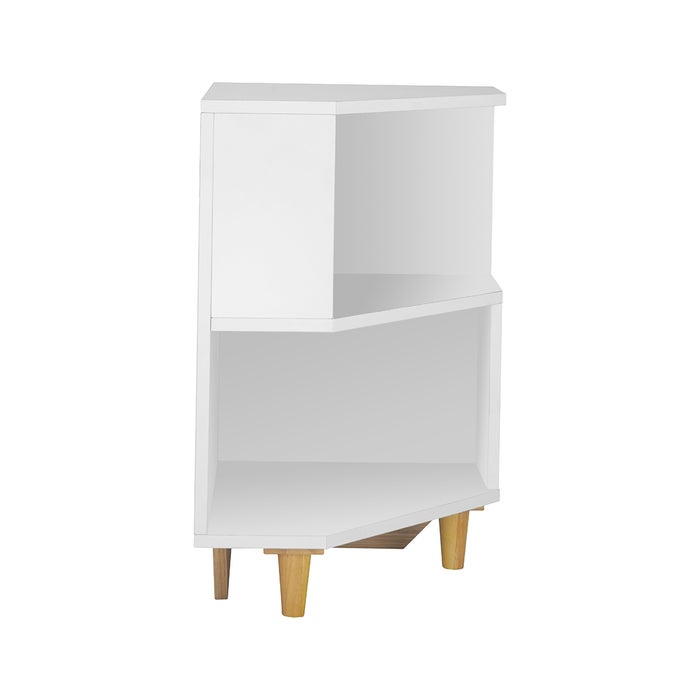 KC-Play Cornen-A/Corner Shelf Cabinet C40-White