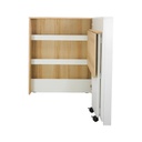 KC-Play Picki Table-Shelf DKBS80 -White/Lindberg Oak