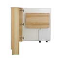 KC-Play Picki Table-Shelf DKBS80 -White/Lindberg Oak