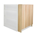KC-Play Picki Table-Shelf DKBS80 -White/Lindberg Oak