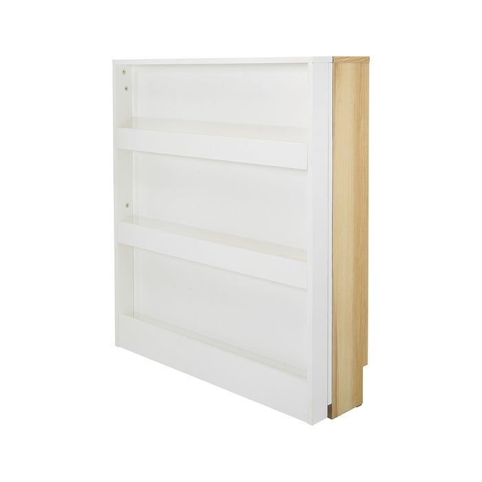 KC-Play Picki Table-Shelf DKBS80 -White/Lindberg Oak