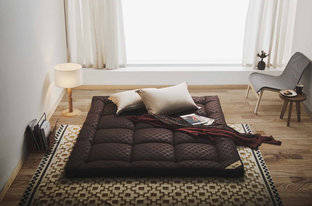 Lotus - Ayame Cloud Topper 5ft x 6.5ft - Brown - Thickness 4&quot;