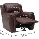Soly Recliner SL Brown