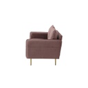 Mindcraft Sofa 3 Seater-Pink Velvet