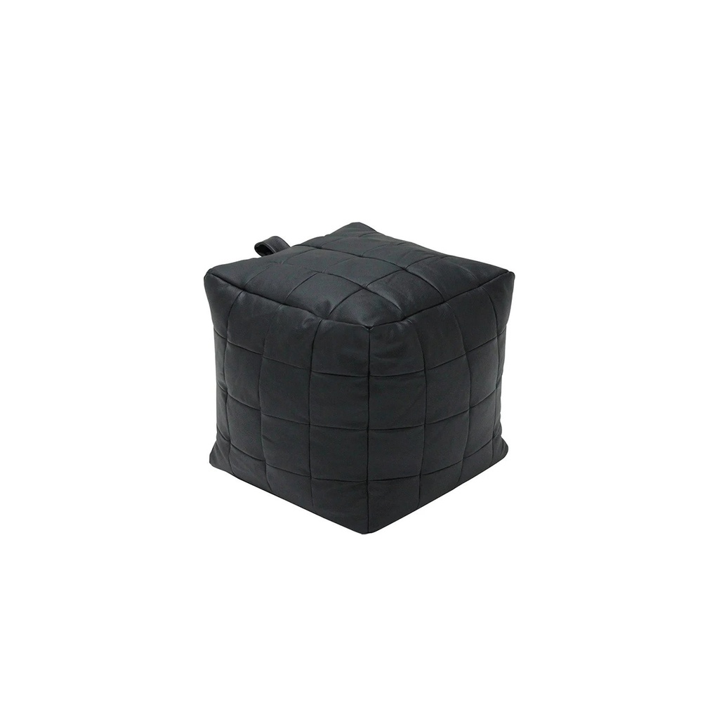Kuma Stool - Leather Black