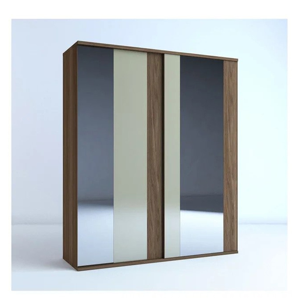 Tazzina Wardrobe 200cm wide - I Walnut