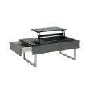 Arcada Coffee Table - Black Wood