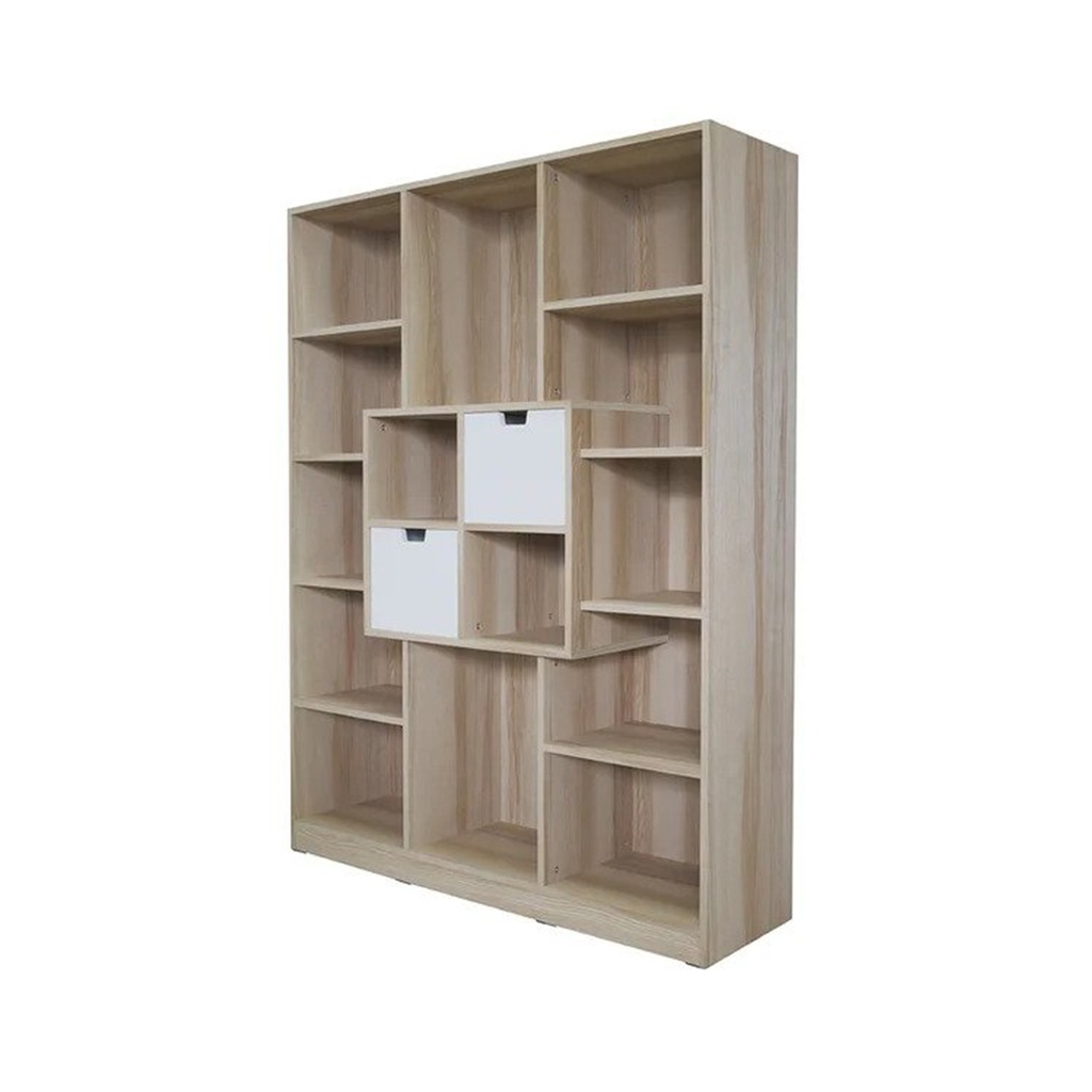 KC-Play Longtitude - Shelf Storage CT120 - Lindberg Oak/White