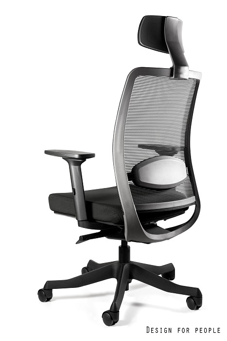 ANGGUN HIGH BACK CHAIR - VY S-PVC/ FABRIC, B-MESH
