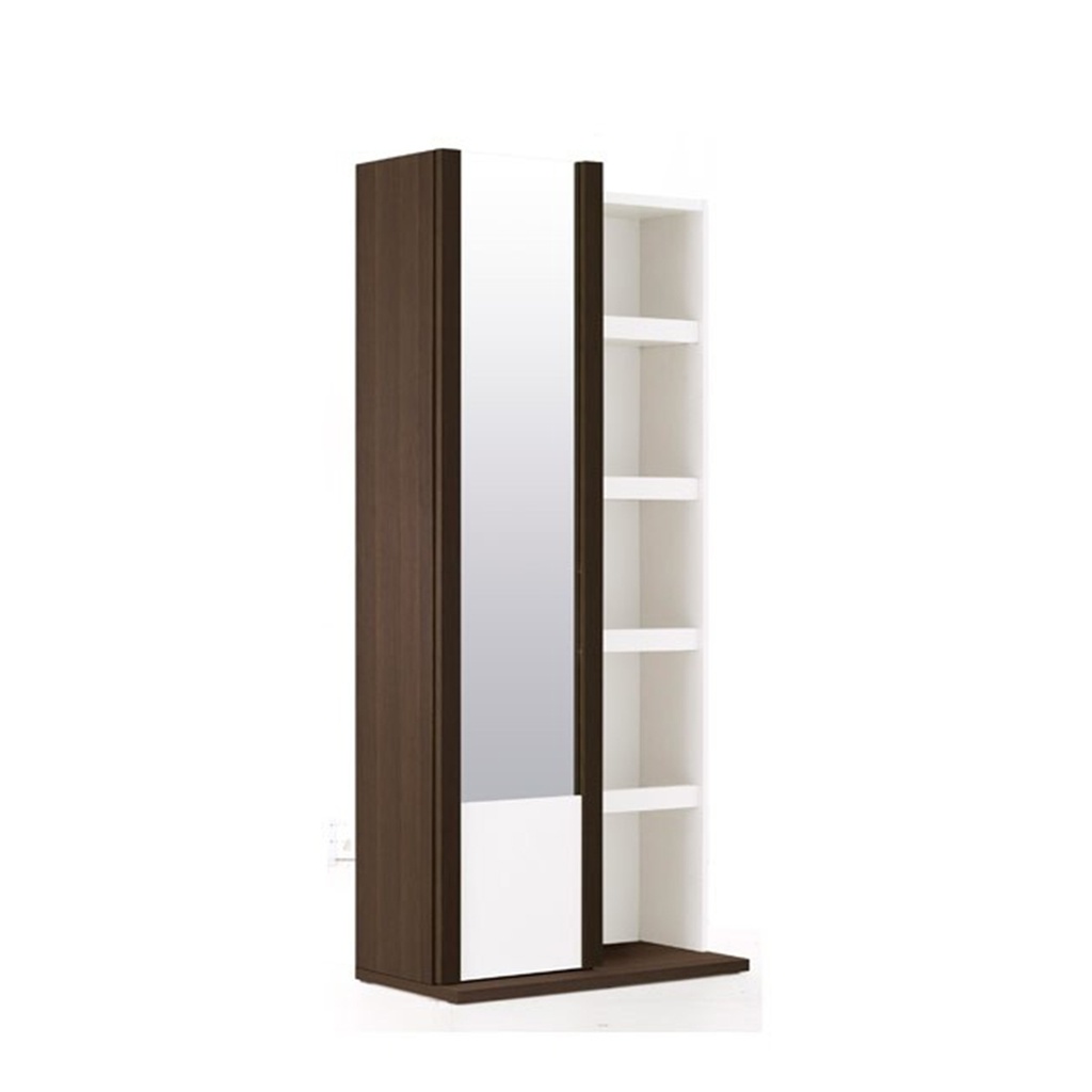 Patinal  Standing  Dressing Table 80cm Wide - Wenge/White