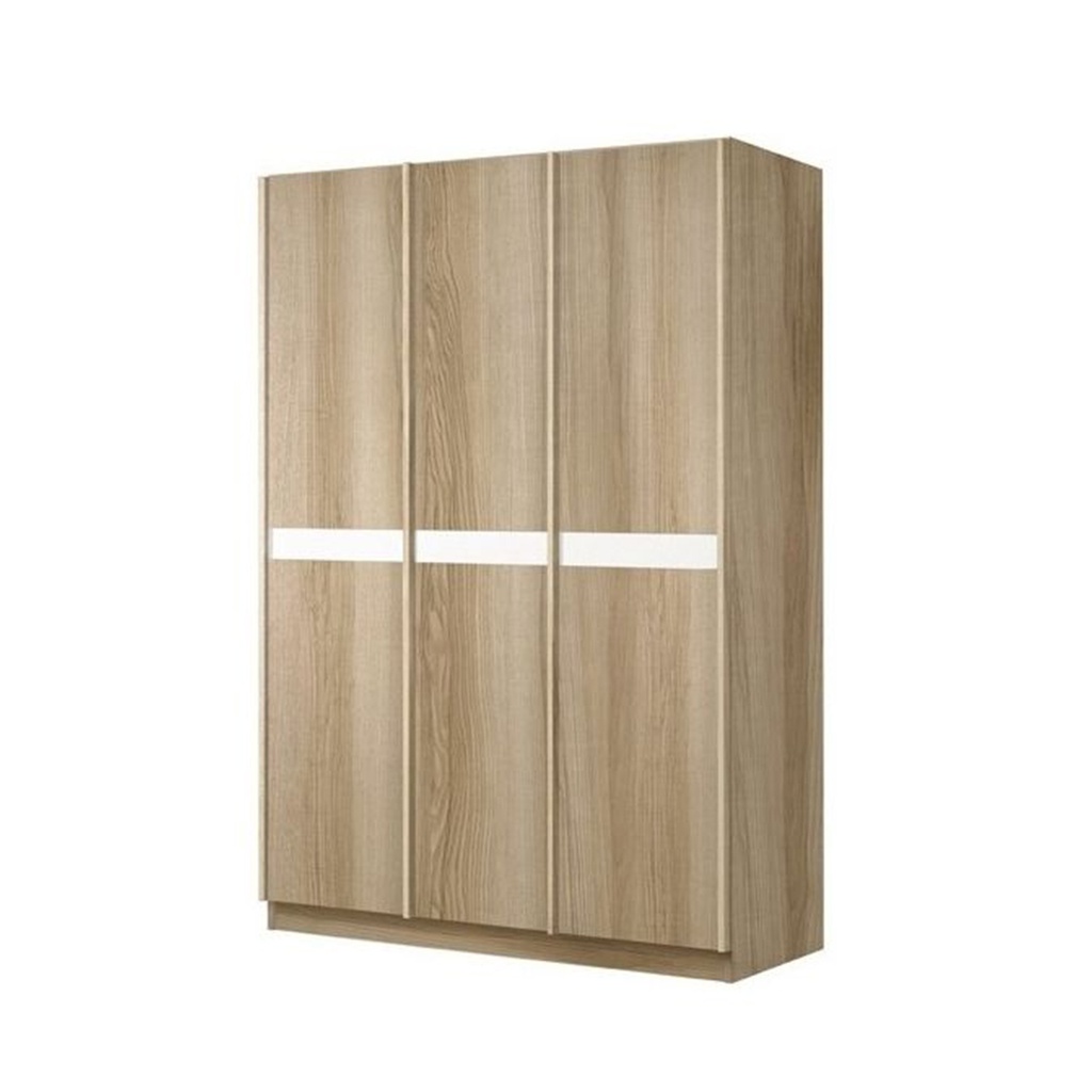 Meudon Wardrobe 134cm Wide - Lindberg Oak