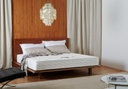 Lotus - Euphorbia 5ft × 6.5ft - Spring Mattress - Firm - 9&quot;