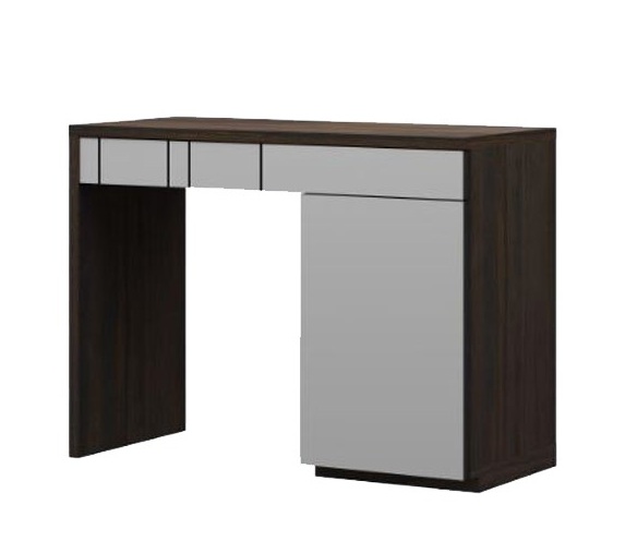 Palazzo Sitting Dressing Table 100cm wide - Royal Acacia/White