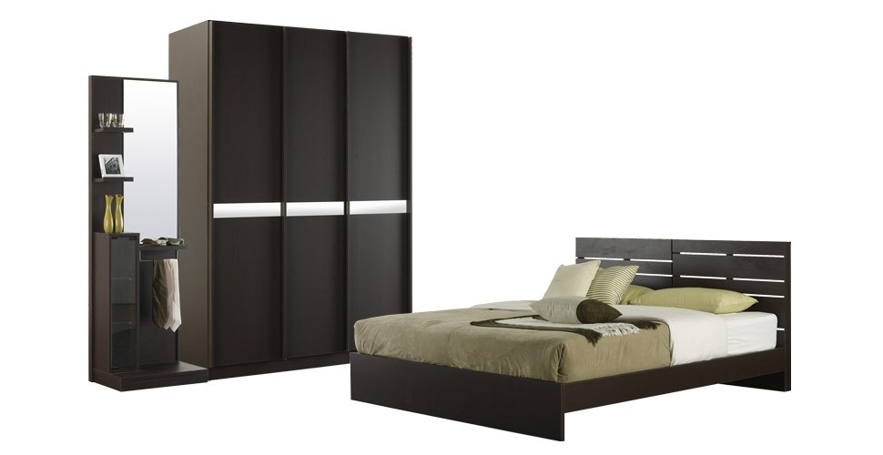 Meudon Bedroom Set 5ft - Wenge