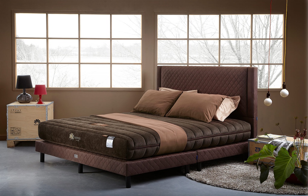 Lotus - Nodic 5ft × 6.5ft- Natural Latex Mattress - Medium Soft - 9&quot;