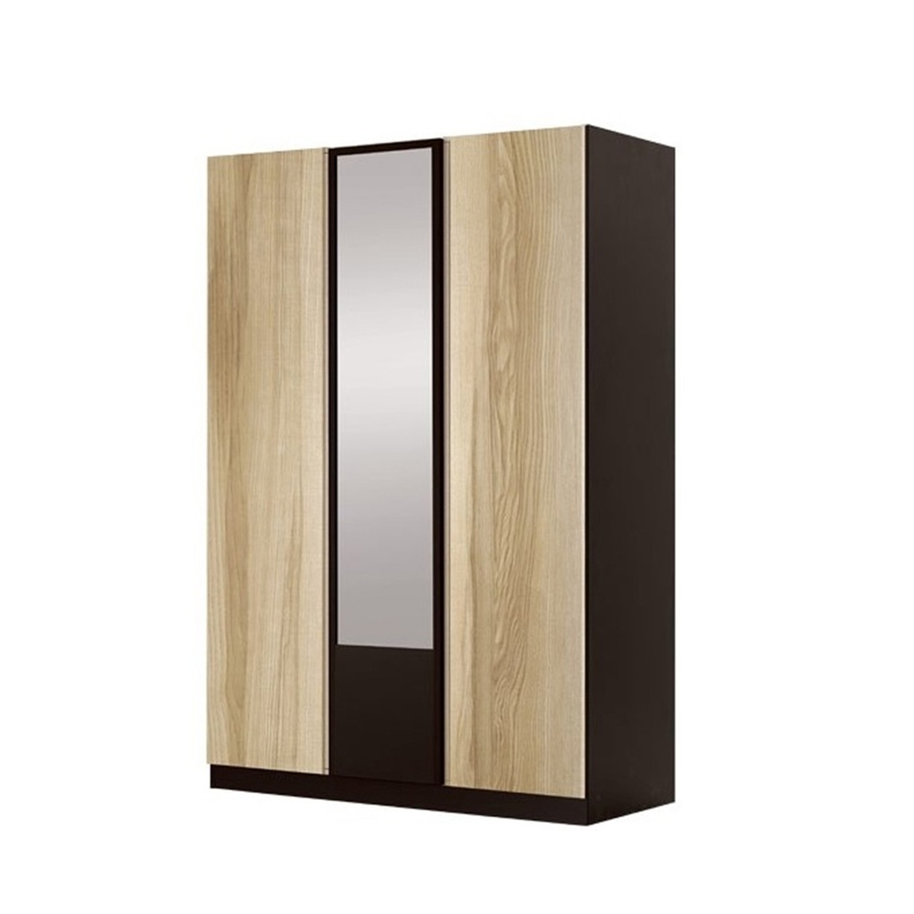 Patinal Wardrobe 134cm Wide - Lindberg Oak