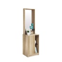 Harper Standing Dressing Table 50cm Wide - Lindberg Oak/Dark Grey