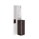 Marzera Standing Dressing Table 60cm Wide - Carrara/Wenge