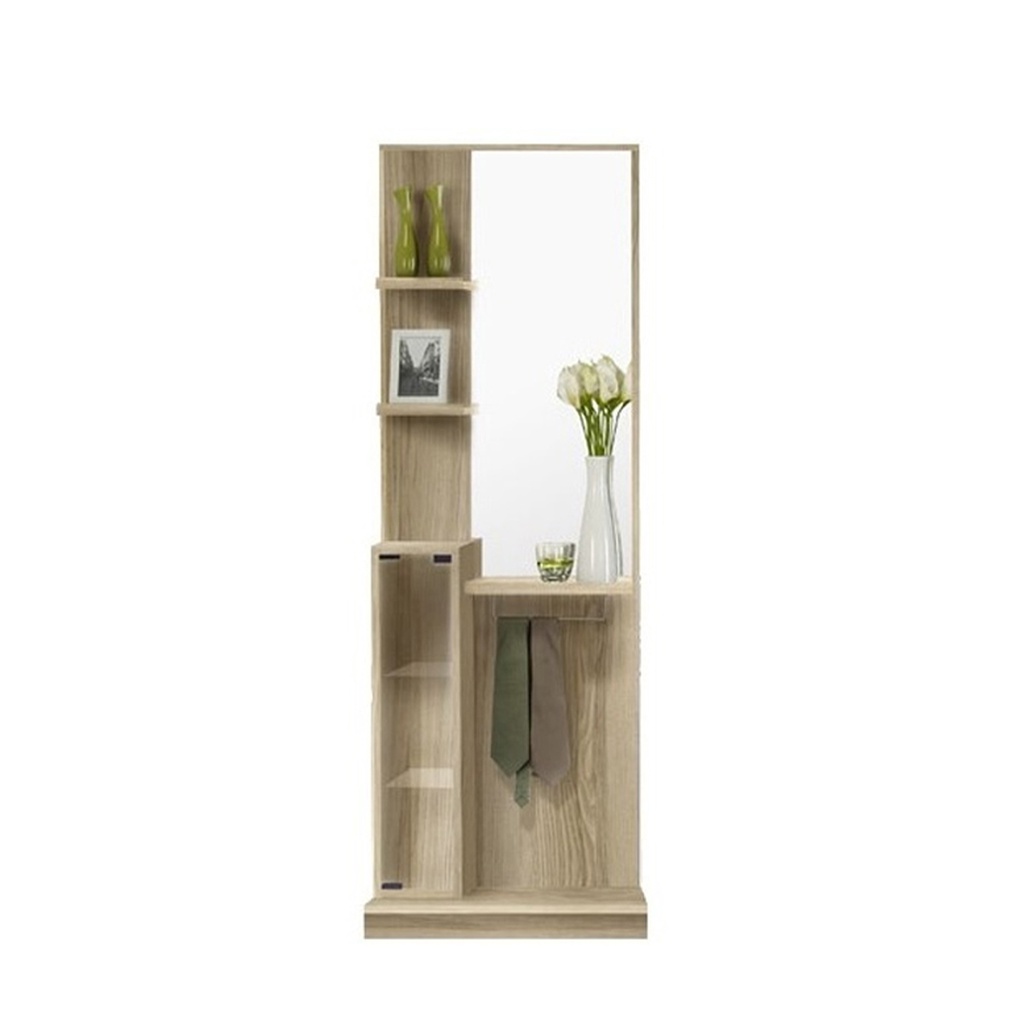 Meudon Standing Dressing Table 60cm wide - Lindberg Oak/Dark Grey