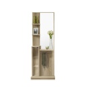 Meudon Standing Dressing Table 60cm wide - Lindberg Oak/Dark Grey