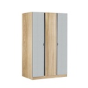 Bente Wardrobe 134cm wide - Lindberg Oak