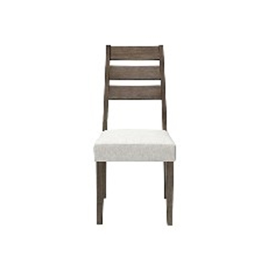 Sanako Dining Chair-B - Black Wood/Cream Fabric