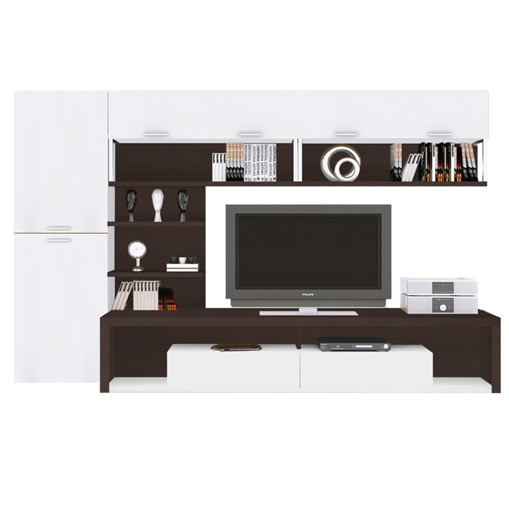 Maximus Entertainment Unit TV240cm - Wenge/White