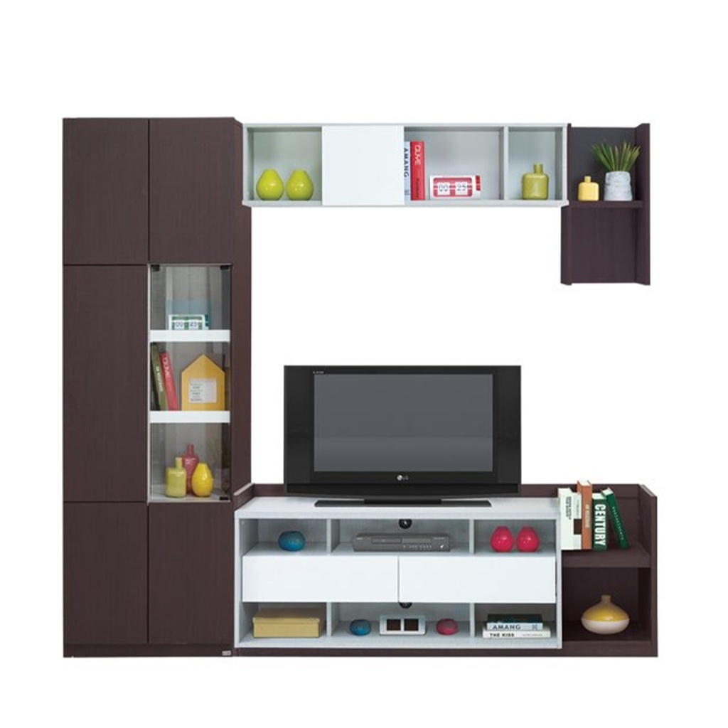 Hezzen Entertainment Unit TV150cm - Wenge