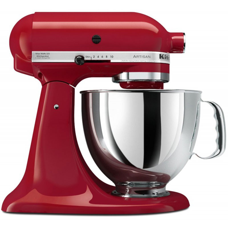 KitchenAid Stand Mixer Artisan Design Series 4.8 L Tilt- Head - Red