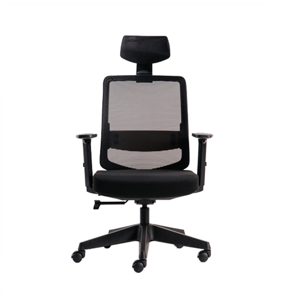 Merryfair Work Chair with Lumber Support and Adjustable Arm S-BL418/B-SM01