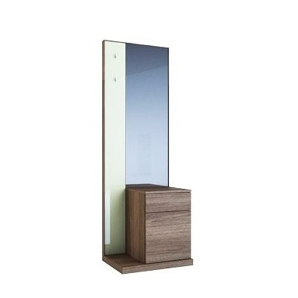 Tazzina Standing Dressing Table 60cm wide - Ivory Walnut