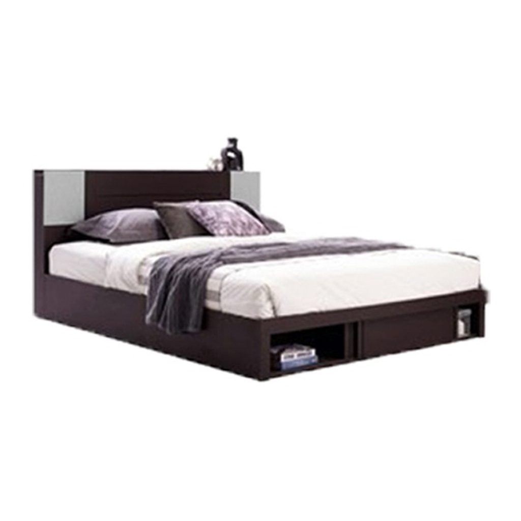 Monteo Bed 5ft - Wenge/Denim