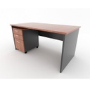 Access Office Executive Desk160cm wide with Moveable Drawer - Cherry