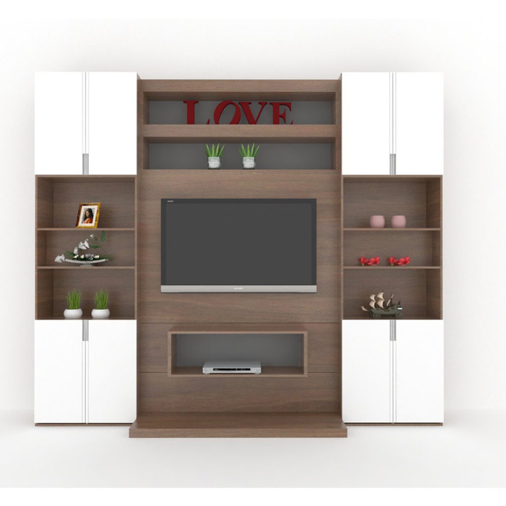 Spazio Entertainment Unit TVT 120 I-Walnut