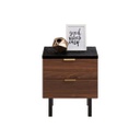 Tavern Night Table-45cm Wide-Legato/BLMQ