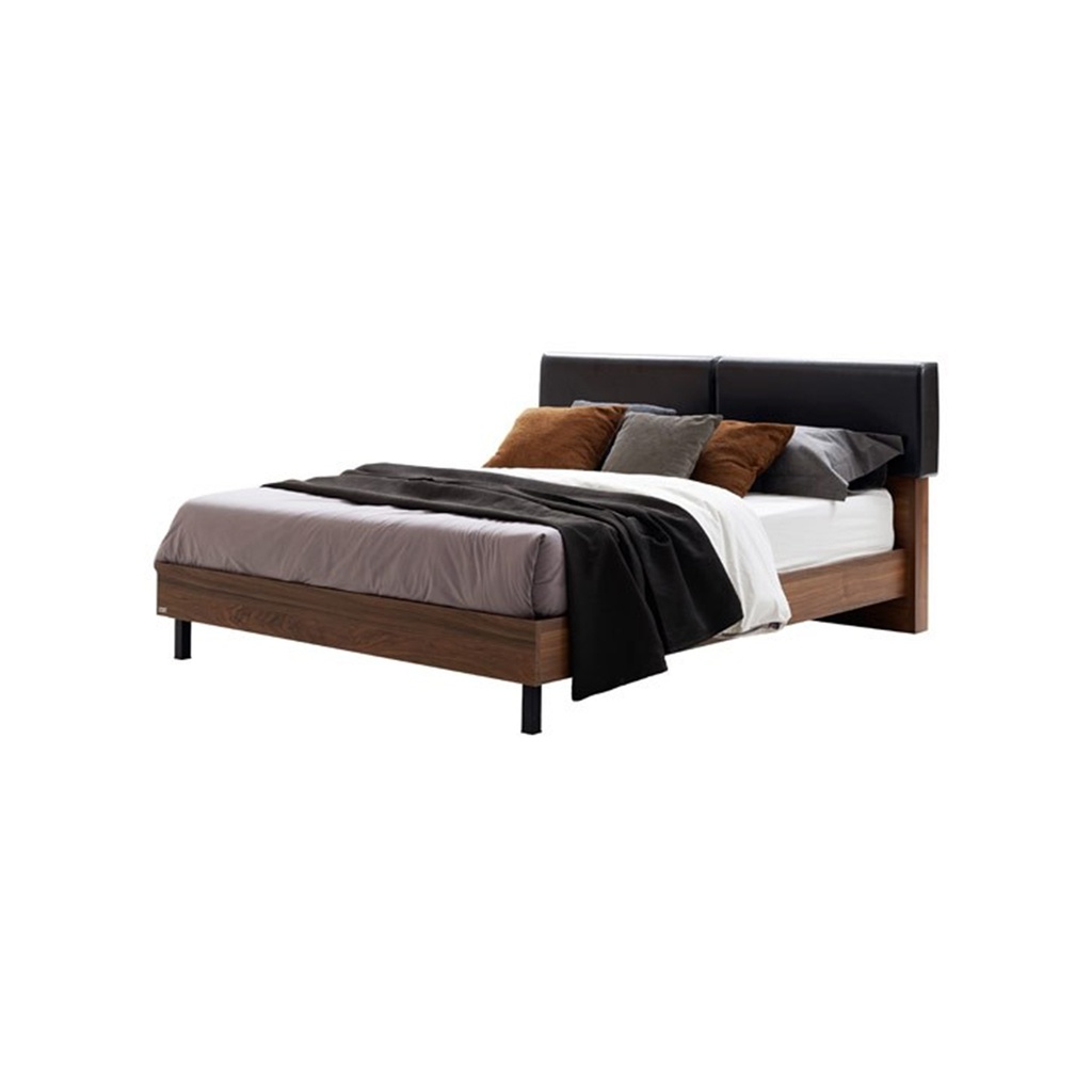 Tavern Bed 5ft-Legato Walnut/SL Black