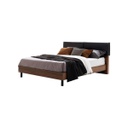 Tavern Bed 5ft-Legato Walnut/SL Black