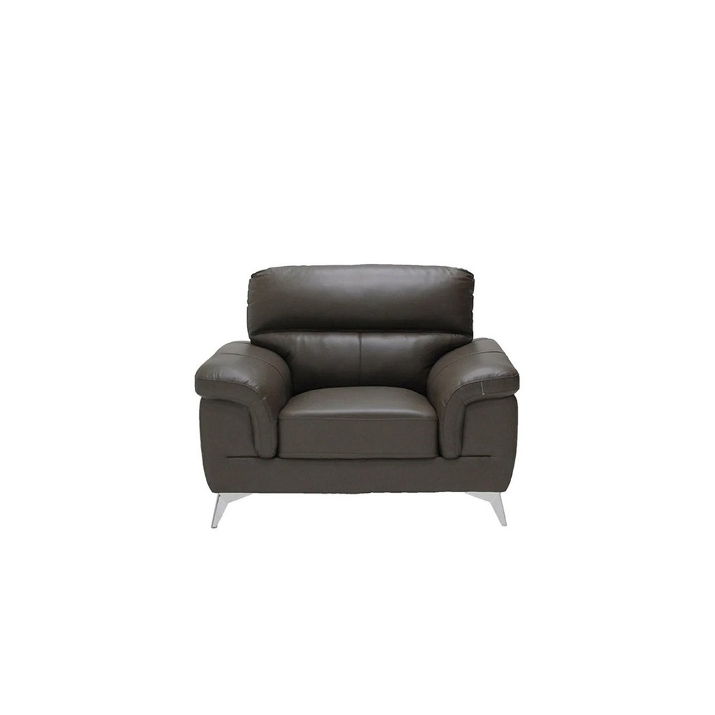 Gamonee Sofa 1Seater - Genuine Leather/SL Brown